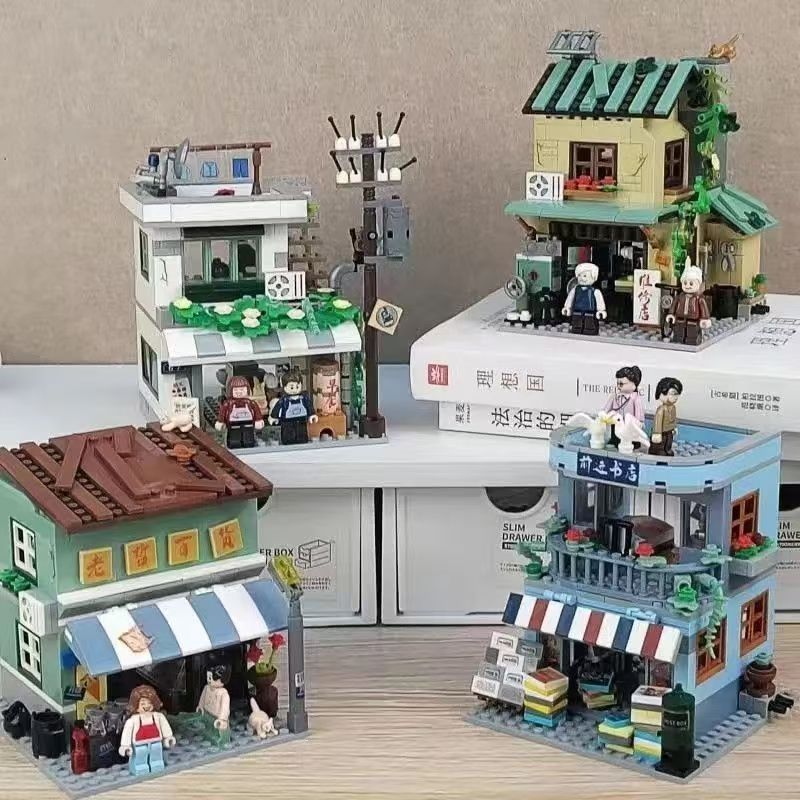 ตัวต่ออาคารร้านค้าสไตล์วินเทจข - Vintage Collectibles Store บทวิจารณ์และราคา