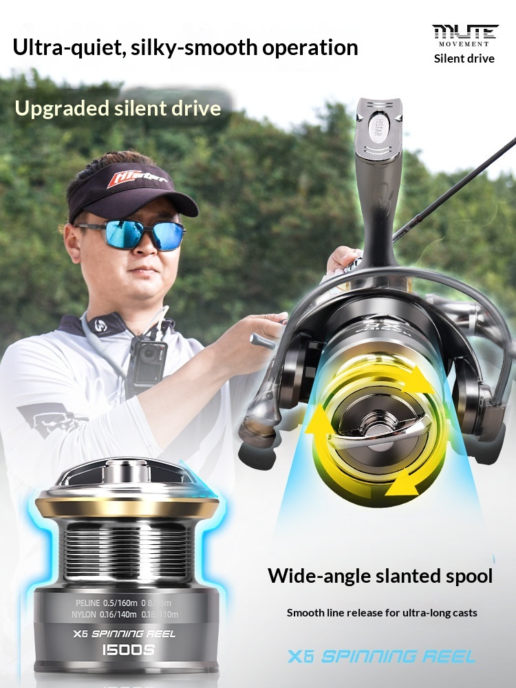 รอกสปินนิ่ง Hasida X6 สปูลโลหะ - Developing Tank Reel บทวิจารณ์และราคา