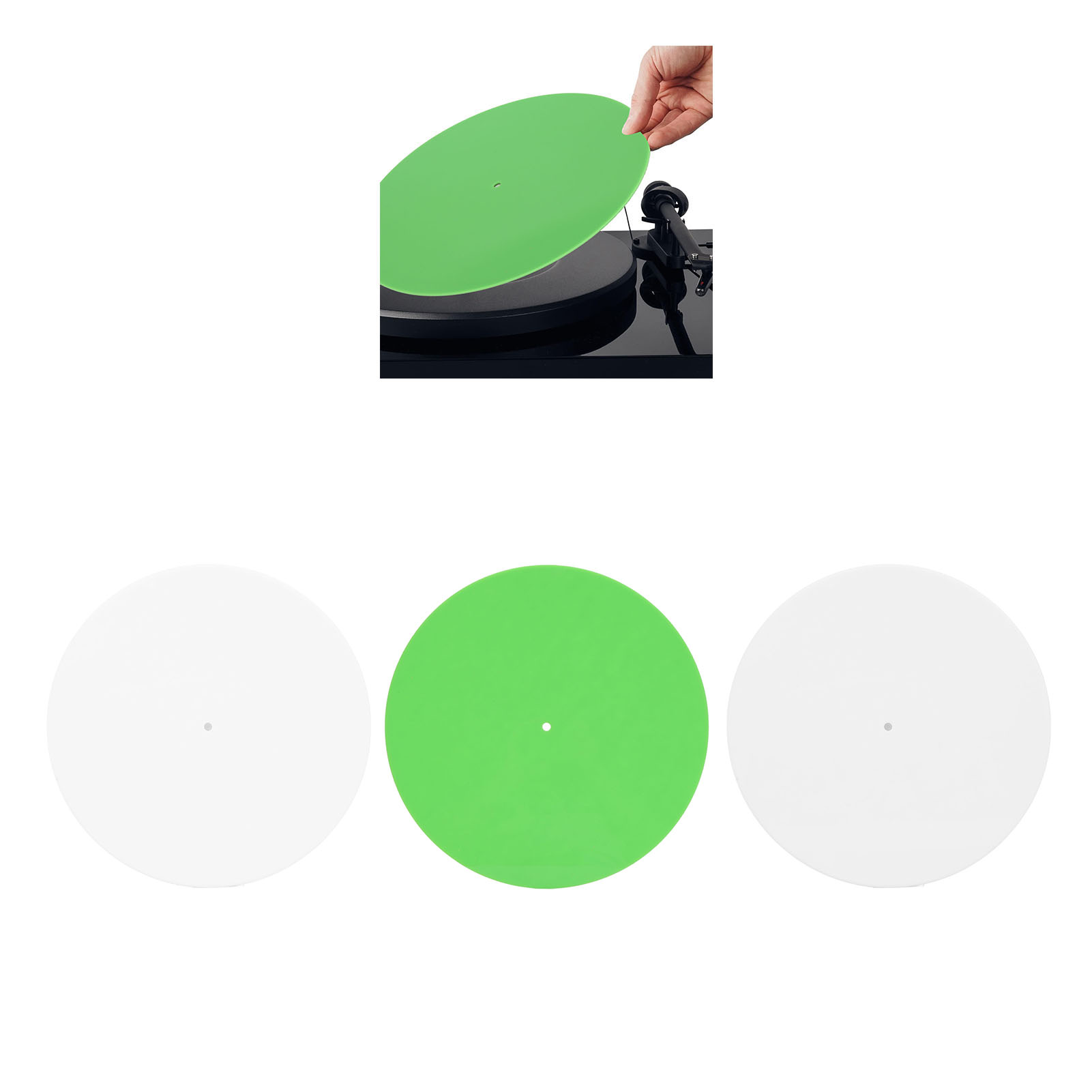 บันทึก Platter Slipmat แผ่นเสี - Vinyl Record Cleaner บทวิจารณ์และราคา