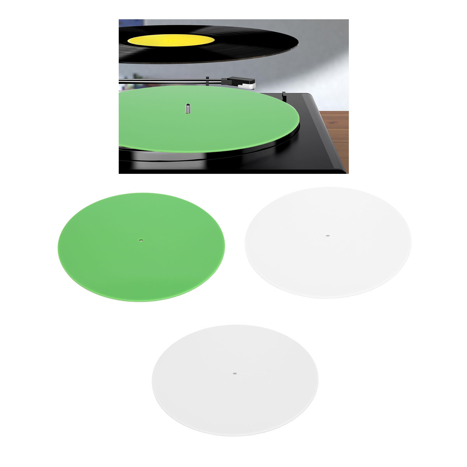 บันทึก Platter Slipmat แผ่นเสี - Vinyl Record Cleaner บทวิจารณ์และราคา
