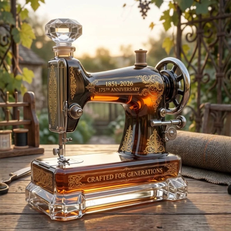 ขวดวิสกี้แก้วลายจักรเย็บผ้าสไต - Vintage Collectible Bottles บทวิจารณ์และราคา