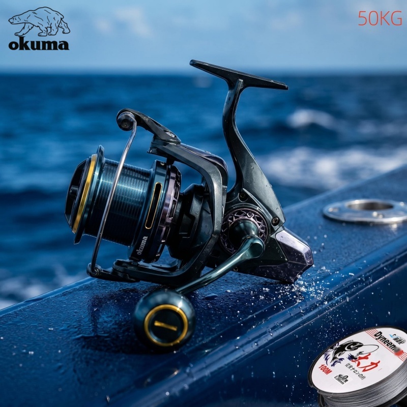 รอกสปินนิ่ง OKUMA ทำจากโลหะทั้ - Developing Tank Reel บทวิจารณ์และราคา