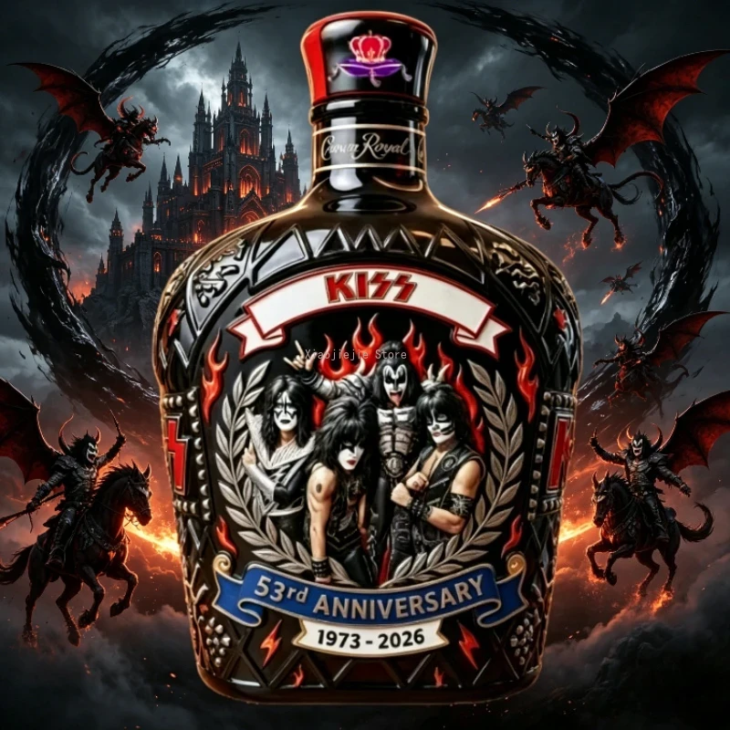 ขวดวิสกี้ดีแคนเตอร์ลายเพลงร็อก - Vintage Collectible Liquor Bottles บทวิจารณ์และราคา