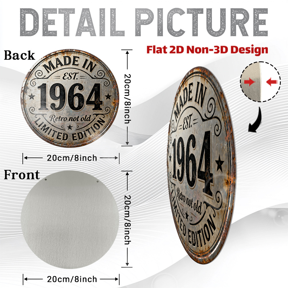 ป้ายโลหะติดผนัง 2 มิติ แบบแบน  - Vintage Collectible Plates บทวิจารณ์และราคา